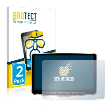 Parte frontale di una confezione del prodotto con il logo del marchio BROTECT. Accanto è raffigurato il dispositivo Alpine ILX