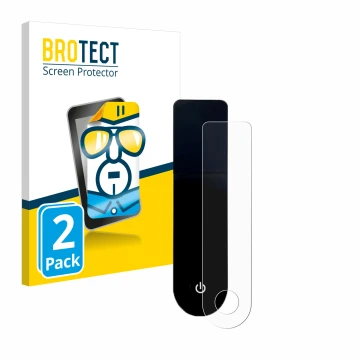 Parte frontale di una confezione del prodotto con il logo del marchio BROTECT. Accanto è raffigurato il dispositivo Xiaomi Mi 