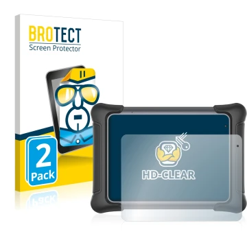Parte frontale di una confezione del prodotto con il logo del marchio BROTECT. Accanto è raffigurato il dispositivo Autel Maxi