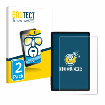 Parte frontale di una confezione del prodotto con il logo del marchio BROTECT. Accanto è raffigurato il dispositivo Blackview 