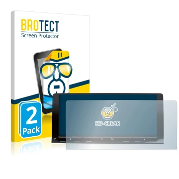 Parte frontale di una confezione del prodotto con il logo del marchio BROTECT. Accanto è raffigurato il dispositivo Volkswagen