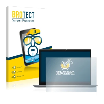 Parte frontale di una confezione del prodotto con il logo del marchio BROTECT. Accanto è raffigurato il dispositivo Lenovo Thi