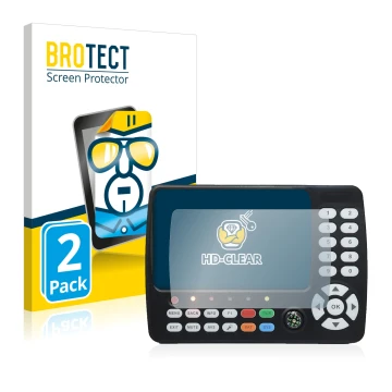 Parte frontale di una confezione del prodotto con il logo del marchio BROTECT. Accanto è raffigurato il dispositivo Satlink ST