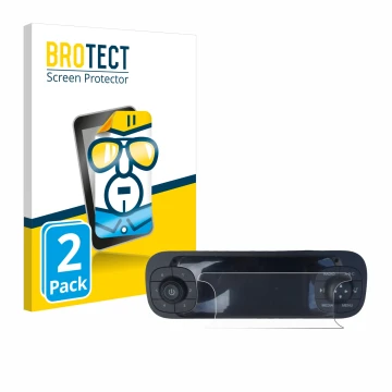 Parte frontale di una confezione del prodotto con il logo del marchio BROTECT. Accanto è raffigurato il dispositivo Fiat Panda