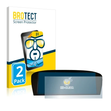 Parte frontale di una confezione del prodotto con il logo del marchio BROTECT. Accanto è raffigurato il dispositivo BMW E91 32