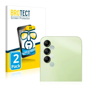 Parte frontale di una confezione del prodotto con il logo del marchio BROTECT. Accanto è raffigurato il dispositivo Samsung Ga