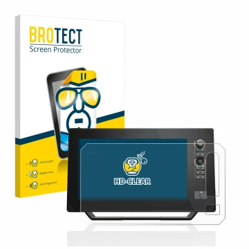 Parte frontale di una confezione del prodotto con il logo del marchio BROTECT. Accanto è raffigurato il dispositivo Humminbird