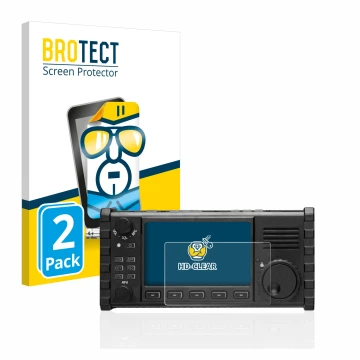 Parte frontale di una confezione del prodotto con il logo del marchio BROTECT. Accanto è raffigurato il dispositivo Xiegu X610