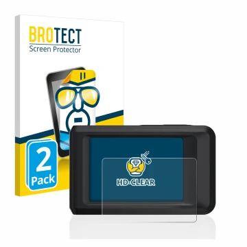 Parte frontale di una confezione del prodotto con il logo del marchio BROTECT. Accanto è raffigurato il dispositivo Hikmicro P