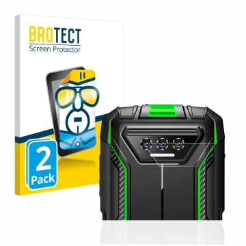 Parte frontale di una confezione del prodotto con il logo del marchio BROTECT. Accanto è raffigurato il dispositivo Doogee S41
