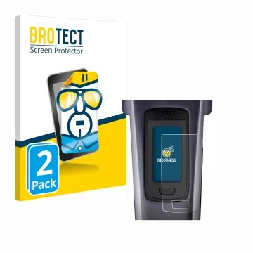 Parte frontale di una confezione del prodotto con il logo del marchio BROTECT. Accanto è raffigurato il dispositivo TQ HPR50 E