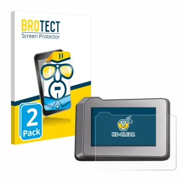 Parte frontale di una confezione del prodotto con il logo del marchio BROTECT. Accanto è raffigurato il dispositivo KTM 1290 S