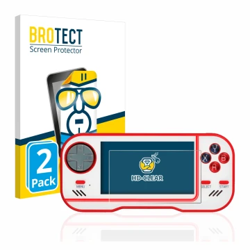 Parte frontale di una confezione del prodotto con il logo del marchio BROTECT. Accanto è raffigurato il dispositivo Blaze Ever