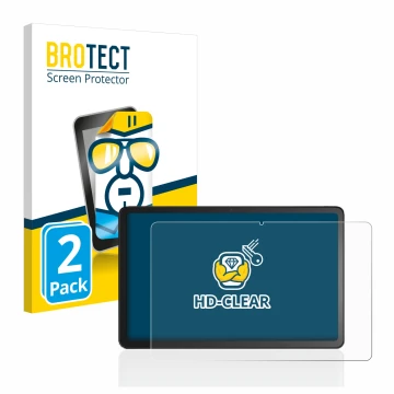 Parte frontale di una confezione del prodotto con il logo del marchio BROTECT. Accanto è raffigurato il dispositivo Amazon Fir