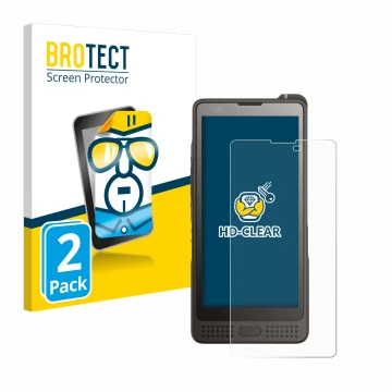Parte frontale di una confezione del prodotto con il logo del marchio BROTECT. Accanto è raffigurato il dispositivo Sonim XP10
