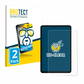 Parte frontale di una confezione del prodotto con il logo del marchio BROTECT. Accanto è raffigurato il dispositivo Xiaomi Pad