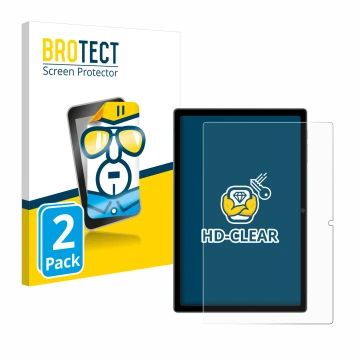 Parte frontale di una confezione del prodotto con il logo del marchio BROTECT. Accanto è raffigurato il dispositivo Blackview 