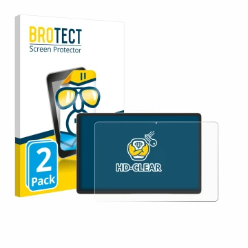 Parte frontale di una confezione del prodotto con il logo del marchio BROTECT. Accanto è raffigurato il dispositivo Samsung Ga
