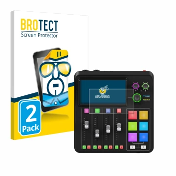 Parte frontale di una confezione del prodotto con il logo del marchio BROTECT. Accanto è raffigurato il dispositivo Rode Rodec