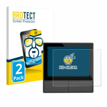 Parte frontale di una confezione del prodotto con il logo del marchio BROTECT. Accanto è raffigurato il dispositivo SONOFF NSP