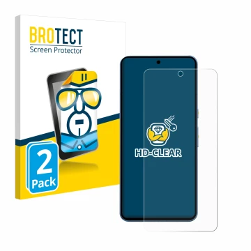 Parte frontale di una confezione del prodotto con il logo del marchio BROTECT. Accanto è raffigurato il dispositivo Google Pix