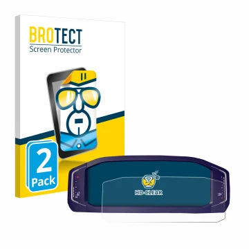 Parte frontale di una confezione del prodotto con il logo del marchio BROTECT. Accanto è raffigurato il dispositivo Volkswagen