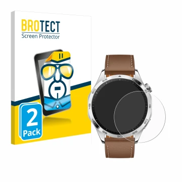 Parte frontale di una confezione del prodotto con il logo del marchio BROTECT. Accanto è raffigurato il dispositivo Huawei Wat