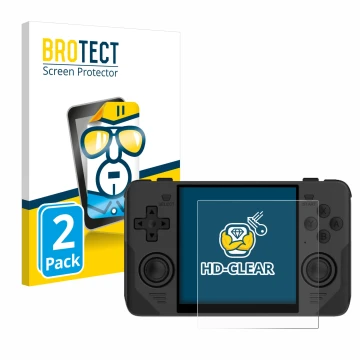 Parte frontale di una confezione del prodotto con il logo del marchio BROTECT. Accanto è raffigurato il dispositivo Powkiddy R