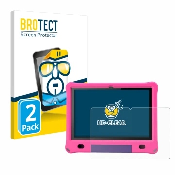 Parte frontale di una confezione del prodotto con il logo del marchio BROTECT. Accanto è raffigurato il dispositivo Pritom B10