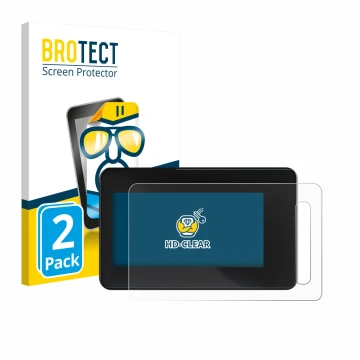 Parte frontale di una confezione del prodotto con il logo del marchio BROTECT. Accanto è raffigurato il dispositivo Shimano St