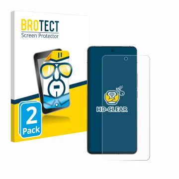 Parte frontale di una confezione del prodotto con il logo del marchio BROTECT. Accanto è raffigurato il dispositivo Vivo iQOO 