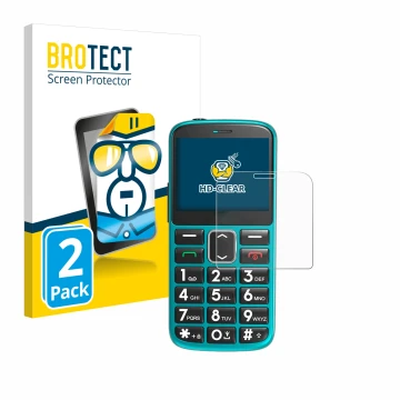 Parte frontale di una confezione del prodotto con il logo del marchio BROTECT. Accanto è raffigurato il dispositivo Uleway Sen