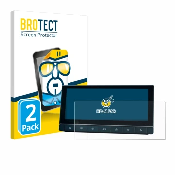 Parte frontale di una confezione del prodotto con il logo del marchio BROTECT. Accanto è raffigurato il dispositivo MG 5 IPS-H