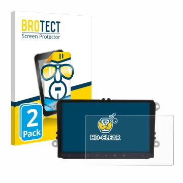 Parte frontale di una confezione del prodotto con il logo del marchio BROTECT. Accanto è raffigurato il dispositivo JF-Sound J