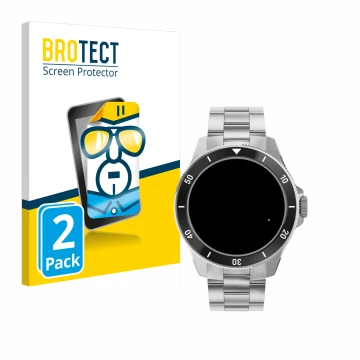 Parte frontale di una confezione del prodotto con il logo del marchio BROTECT. Accanto è raffigurato il dispositivo Withings S