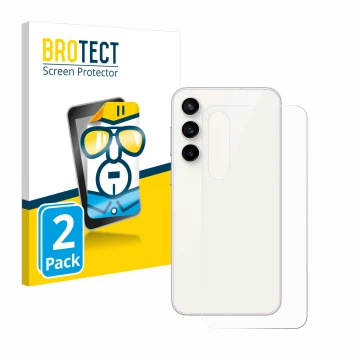 Parte frontale di una confezione del prodotto con il logo del marchio BROTECT. Accanto è raffigurato il dispositivo Samsung Ga
