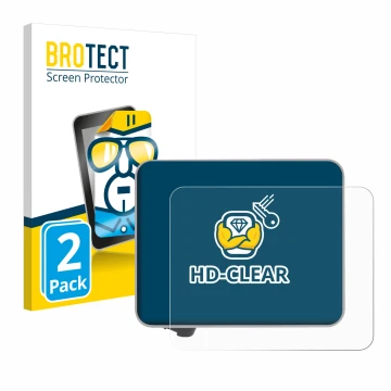 Parte frontale di una confezione del prodotto con il logo del marchio BROTECT. Accanto è raffigurato il dispositivo Bambu Lab 