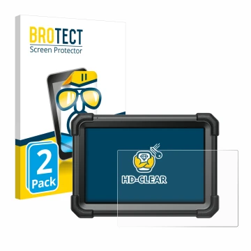 Parte frontale di una confezione del prodotto con il logo del marchio BROTECT. Accanto è raffigurato il dispositivo Launch X-4