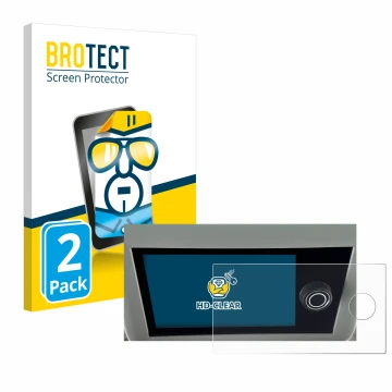 Parte frontale di una confezione del prodotto con il logo del marchio BROTECT. Accanto è raffigurato il dispositivo Volkswagen