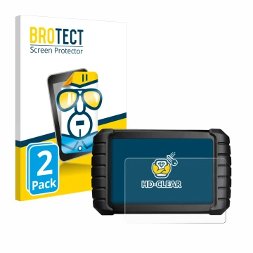 Parte frontale di una confezione del prodotto con il logo del marchio BROTECT. Accanto è raffigurato il dispositivo iCarsoft C