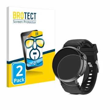 Parte frontale di una confezione del prodotto con il logo del marchio BROTECT. Accanto è raffigurato il dispositivo AMZSA GT88