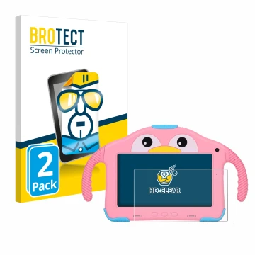 Parte frontale di una confezione del prodotto con il logo del marchio BROTECT. Accanto è raffigurato il dispositivo okulaku KI