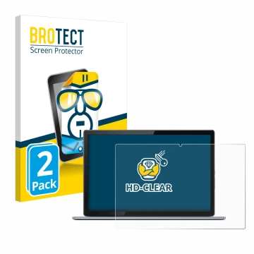Parte frontale di una confezione del prodotto con il logo del marchio BROTECT. Accanto è raffigurato il dispositivo Lenovo Ide