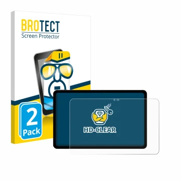 Parte frontale di una confezione del prodotto con il logo del marchio BROTECT. Accanto è raffigurato il dispositivo Peaq PET 1