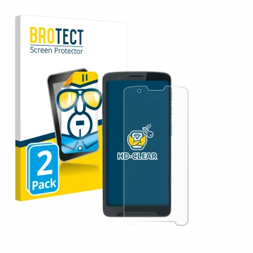 Parte frontale di una confezione del prodotto con il logo del marchio BROTECT. Accanto è raffigurato il dispositivo Unitech EA