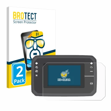 Parte frontale di una confezione del prodotto con il logo del marchio BROTECT. Accanto è raffigurato il dispositivo Honda CB65