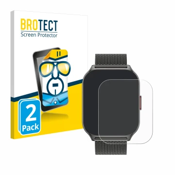 Parte frontale di una confezione del prodotto con il logo del marchio BROTECT. Accanto è raffigurato il dispositivo Zoskvee P9