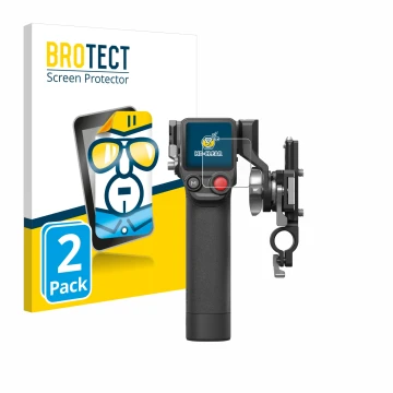 Parte frontale di una confezione del prodotto con il logo del marchio BROTECT. Accanto è raffigurato il dispositivo DJI Focus 