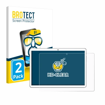 Parte frontale di una confezione del prodotto con il logo del marchio BROTECT. Accanto è raffigurato il dispositivo niuniutab 