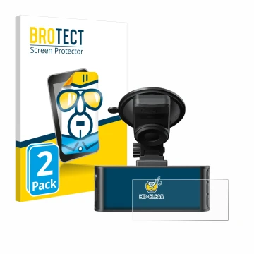 Parte frontale di una confezione del prodotto con il logo del marchio BROTECT. Accanto è raffigurato il dispositivo Redtiger F
